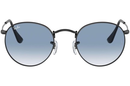 Okulary przeciwsłoneczne Ray-Ban Round Metal RB3447 002/3F Okrągłe Czarne