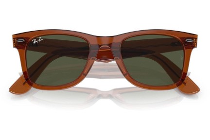 Слънчеви очила Ray-Ban Wayfarer RB2140F 677631 Квадратни Кафява