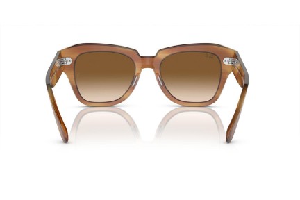 Слънчеви очила Ray-Ban State Street RB2186 140351 Квадратни Кафява