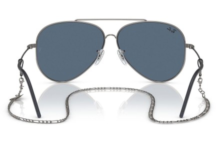 Okulary przeciwsłoneczne Ray-Ban Aviator Reverse RBR0101S 004/3A Pilotki (Aviator) Srebrne