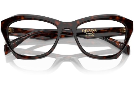 Brillen Prada PRA2V PRA20V 17N1O1 Cat Eye Havana