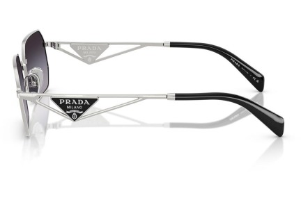 Слънчеви очила Prada PRA51S 1BC90A Правоъгълни Сребърна