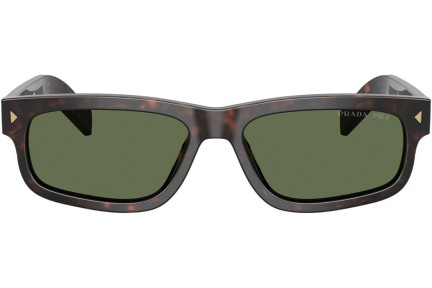 Solbriller Prada PRB11S 17N20G Polarized Rektangulær Havana