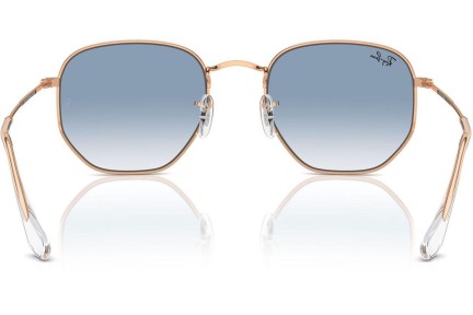 Слънчеви очила Ray-Ban Hexagonal RB3548 92023F Пилотни Златна