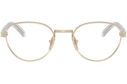 Okulary korekcyjne Prada PRB53V ZVN1O1 Okrągłe Złote