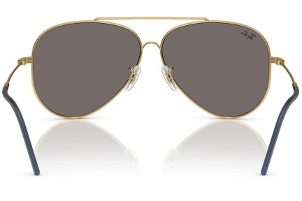 Okulary przeciwsłoneczne Ray-Ban Aviator Reverse RBR0101S 001/GA Pilotki (Aviator) Złote