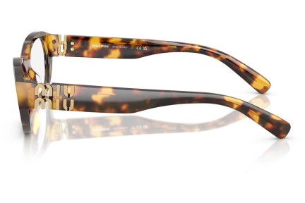Okulary korekcyjne Miu Miu MU03WV 14L1O1 Prostokątne Havana
