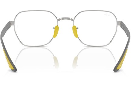 Okulary korekcyjne Ray-Ban RX6594M F098 Prostokątne Srebrne