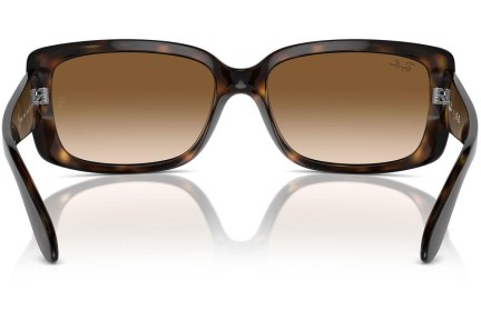 Слънчеви очила Ray-Ban RB4389 710/51 Правоъгълни Хавана