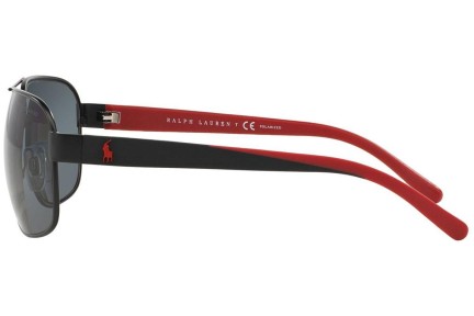 Okulary przeciwsłoneczne Polo Ralph Lauren PH3093 927781 Polarized Pilotki (Aviator) Czarne