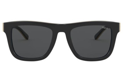 Okulary przeciwsłoneczne Polo Ralph Lauren PH4161 582887 Kwadratowe Czarne
