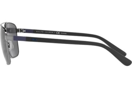 Okulary przeciwsłoneczne Polo Ralph Lauren PH3137 900281 Polarized Kwadratowe Srebrne