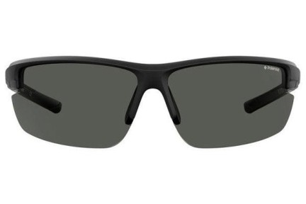 Okulary przeciwsłoneczne Polaroid Sport PLD7027/S 807/M9 Polarized Prostokątne Czarne
