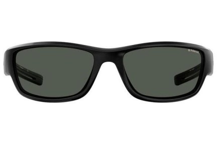 Okulary przeciwsłoneczne Polaroid Sport PLD7028/S 807/M9 Polarized Prostokątne Czarne
