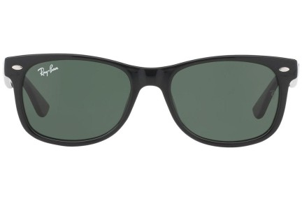 Okulary przeciwsłoneczne Ray-Ban Junior New Wayfarer Junior RJ9052S 100/71 Kwadratowe Czarne