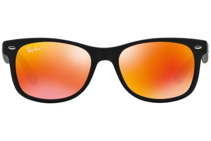 Okulary przeciwsłoneczne Ray-Ban Junior New Wayfarer Junior RJ9052S 100S6Q Kwadratowe Czarne