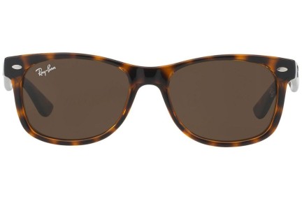 Ochelari de soare Ray-Ban Junior New Wayfarer Junior RJ9052S 152/73 Pătrați Havana