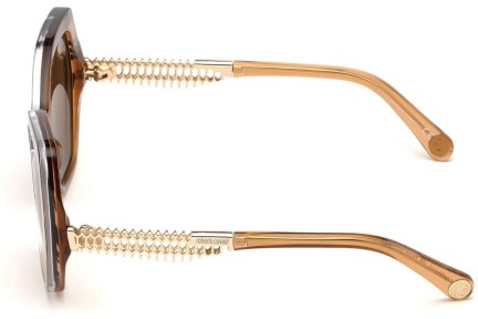 Okulary przeciwsłoneczne Roberto Cavalli RC1105 47E Nieregularny Brązowe