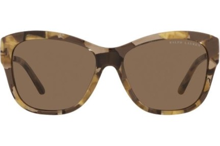 Okulary przeciwsłoneczne Ralph Lauren RL8187 590973 Kocie oczy Havana