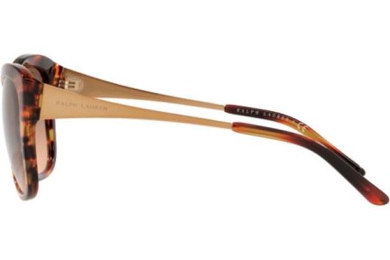 Okulary przeciwsłoneczne Ralph Lauren RL8187 591018 Kocie oczy Havana