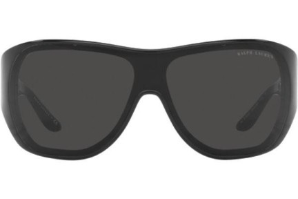 Okulary przeciwsłoneczne Ralph Lauren RL8189Q 500187 Pojedyncze | Shield Czarne
