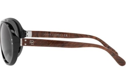 Okulary przeciwsłoneczne Ralph Lauren RL8194 539887 Pilotki (Aviator) Czarne