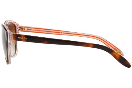 Okulary przeciwsłoneczne Ralph by Ralph Lauren RA5128 977/13 Kocie oczy Havana