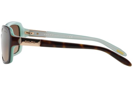 Okulary przeciwsłoneczne Ralph by Ralph Lauren RA5130 601/13 Prostokątne Havana