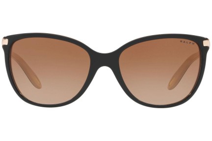 Okulary przeciwsłoneczne Ralph by Ralph Lauren RA5160 109013 Kocie oczy Brązowe