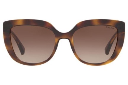 Okulary przeciwsłoneczne Ralph by Ralph Lauren RA5254 500313 Kocie oczy Havana