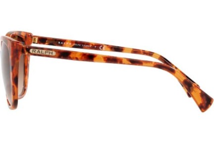 Okulary przeciwsłoneczne Ralph by Ralph Lauren RA5274 588574 Kocie oczy Havana