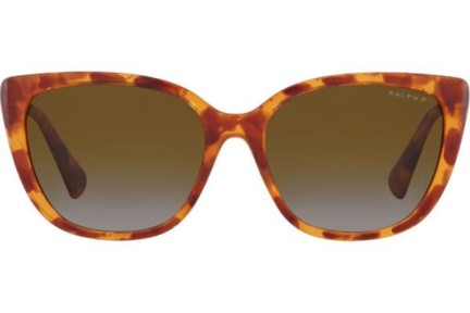 Okulary przeciwsłoneczne Ralph by Ralph Lauren RA5274 5911T5 Polarized Kocie oczy Havana
