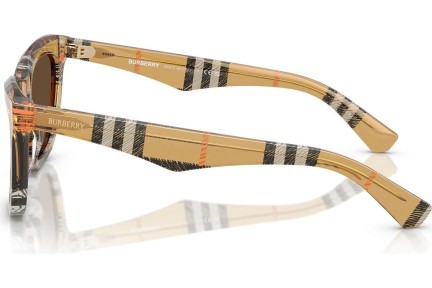 Okulary przeciwsłoneczne Burberry BE4435 414673 Kwadratowe Brązowe