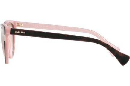 Okulary przeciwsłoneczne Ralph by Ralph Lauren RA5275 599/7E Kocie oczy Havana