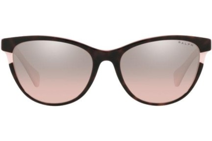 Okulary przeciwsłoneczne Ralph by Ralph Lauren RA5275 599/7E Kocie oczy Havana