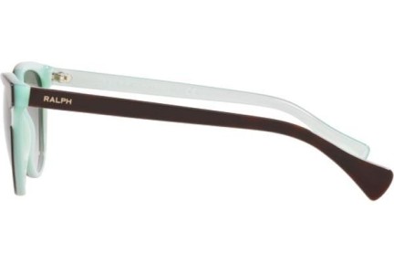 Okulary przeciwsłoneczne Ralph by Ralph Lauren RA5275 601/8E Kocie oczy Havana