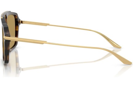 Okulary przeciwsłoneczne Dolce & Gabbana DG4477 344673 Kwadratowe Brązowe