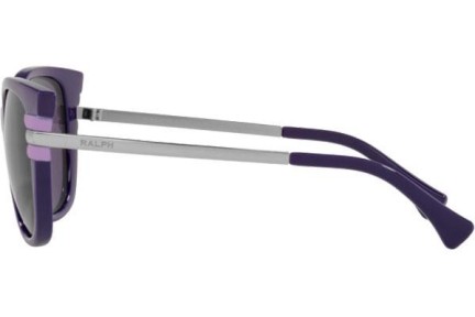 Okulary przeciwsłoneczne Ralph by Ralph Lauren RA5276 59491A Kocie oczy Fioletowe