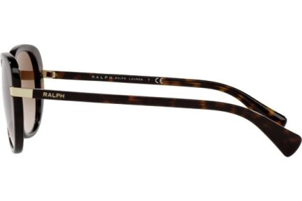 Okulary przeciwsłoneczne Ralph by Ralph Lauren RA5277 500313 Kocie oczy Havana