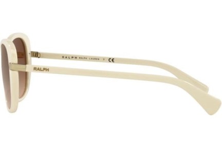 Okulary przeciwsłoneczne Ralph by Ralph Lauren RA5277 559874 Kocie oczy Beżowe