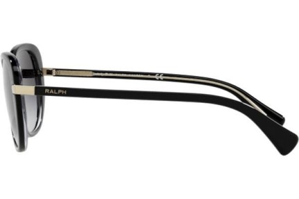 Okulary przeciwsłoneczne Ralph by Ralph Lauren RA5277 59418G Kocie oczy Czarne