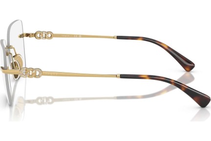 Okulary korekcyjne Vogue Eyewear VO4320B 280 Polarized Kwadratowe Złote