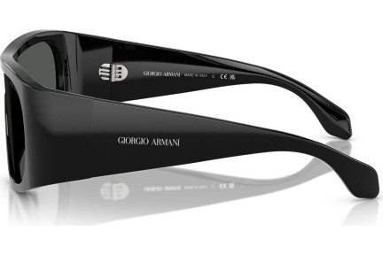 Okulary przeciwsłoneczne Giorgio Armani AR8222U 500187 Pojedyncze | Shield Czarne