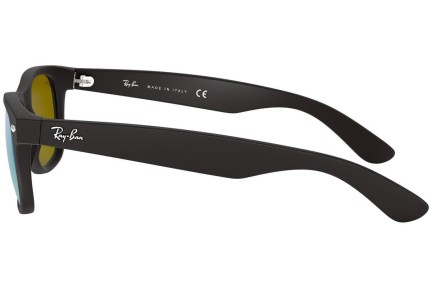 Okulary przeciwsłoneczne Ray-Ban New Wayfarer Flash RB2132 622/19 Kwadratowe Czarne