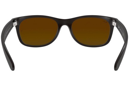 Okulary przeciwsłoneczne Ray-Ban New Wayfarer Flash RB2132 622/19 Kwadratowe Czarne