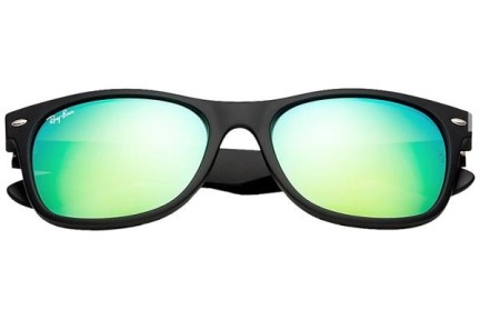 Okulary przeciwsłoneczne Ray-Ban New Wayfarer Flash RB2132 622/19 Kwadratowe Czarne