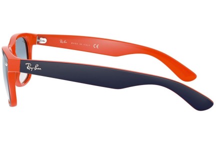 Okulary przeciwsłoneczne Ray-Ban New Wayfarer Color Mix RB2132 789/3F Kwadratowe Niebieskie