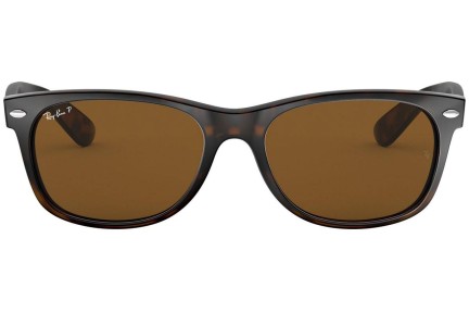 Napszemüvegek Ray-Ban New Wayfarer RB2132 902/57 Polarized Szogletes Havana