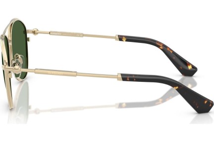 Okulary przeciwsłoneczne Burberry BE3157 110971 Pilotki (Aviator) Złote