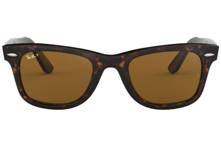 Слънчеви очила Ray-Ban Wayfarer Classic RB2140 902/57 Polarized Квадратни Хавана